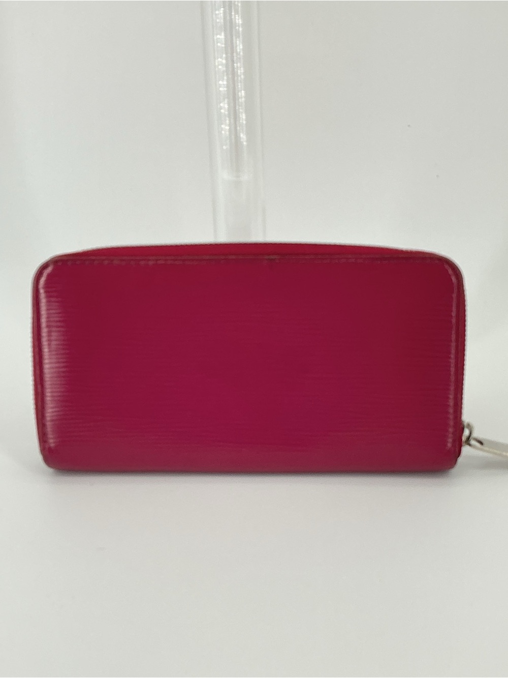 Louis Vuitton Zippy Wallet Epi Leather Fuchsia Pink Silver Hardware Authentic